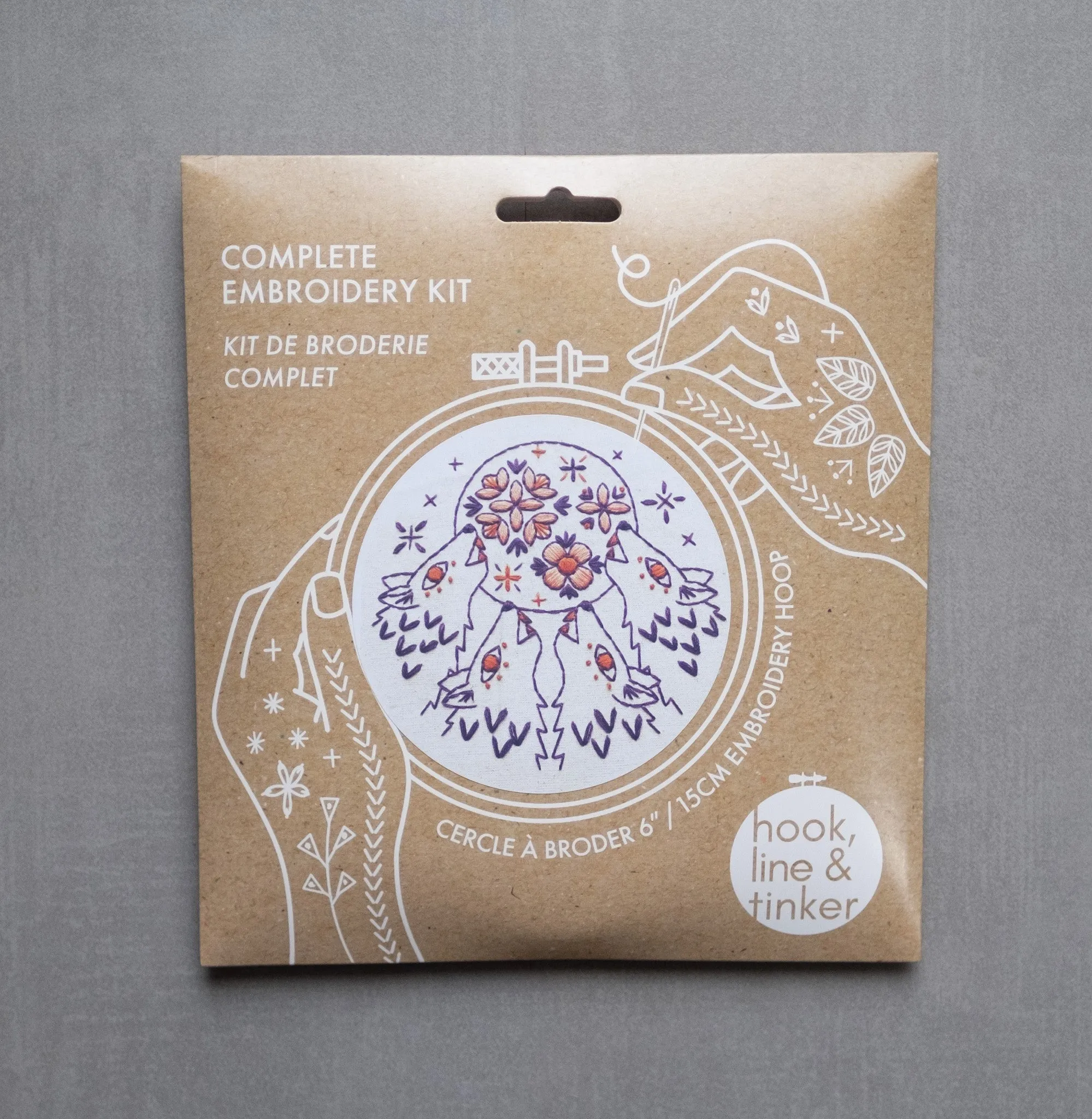 Embroidery Kits - Hook, Line, and Tinker