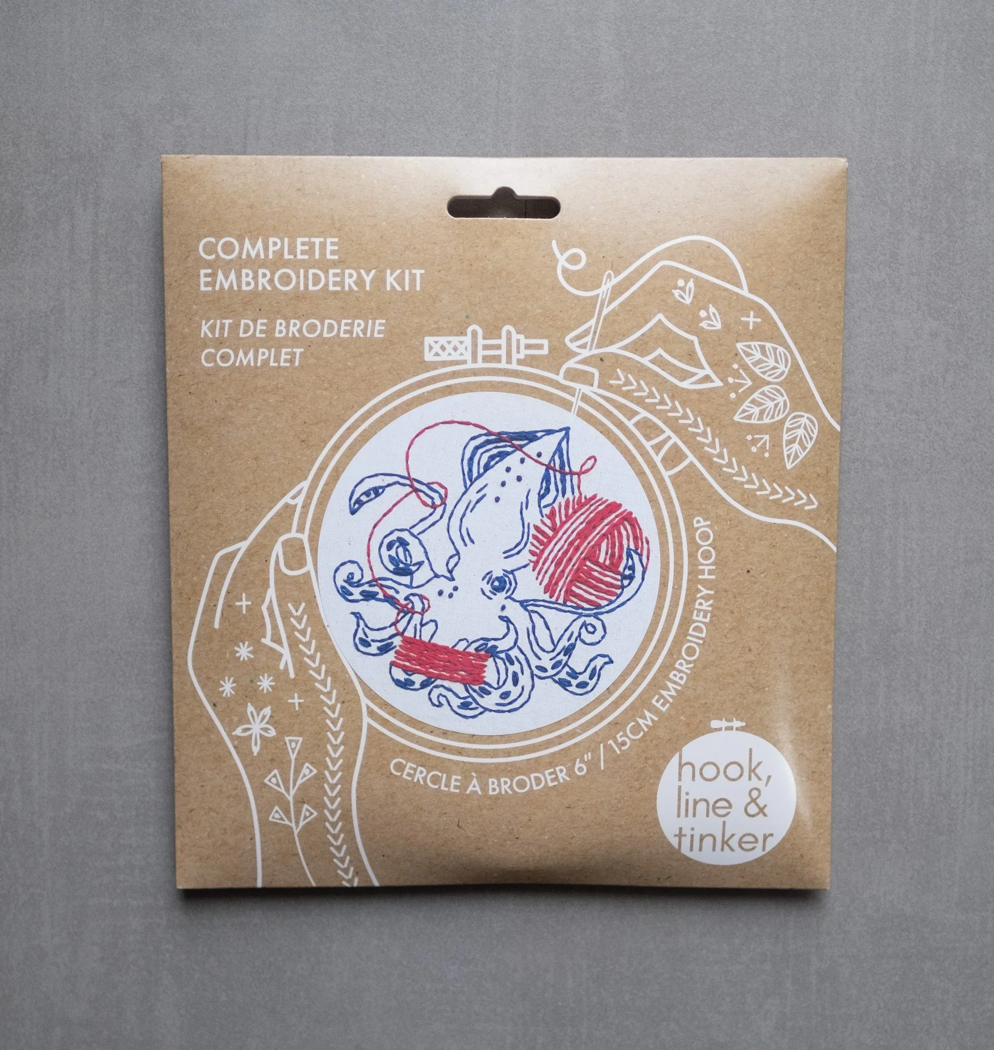 Embroidery Kits - Hook, Line, and Tinker