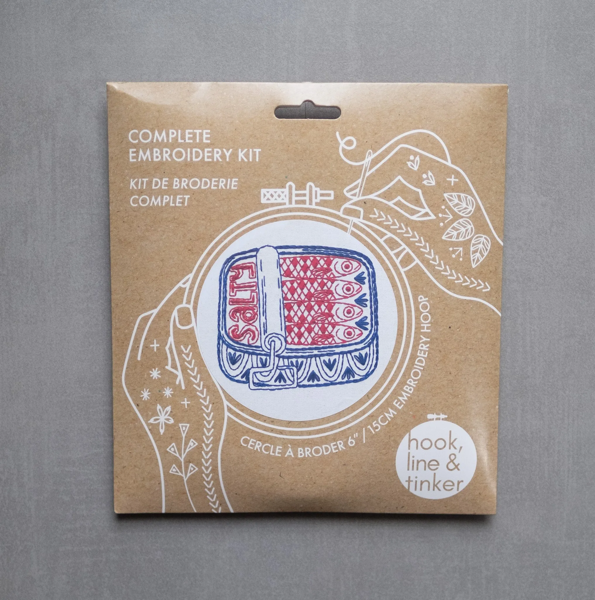 Embroidery Kits - Hook, Line, and Tinker