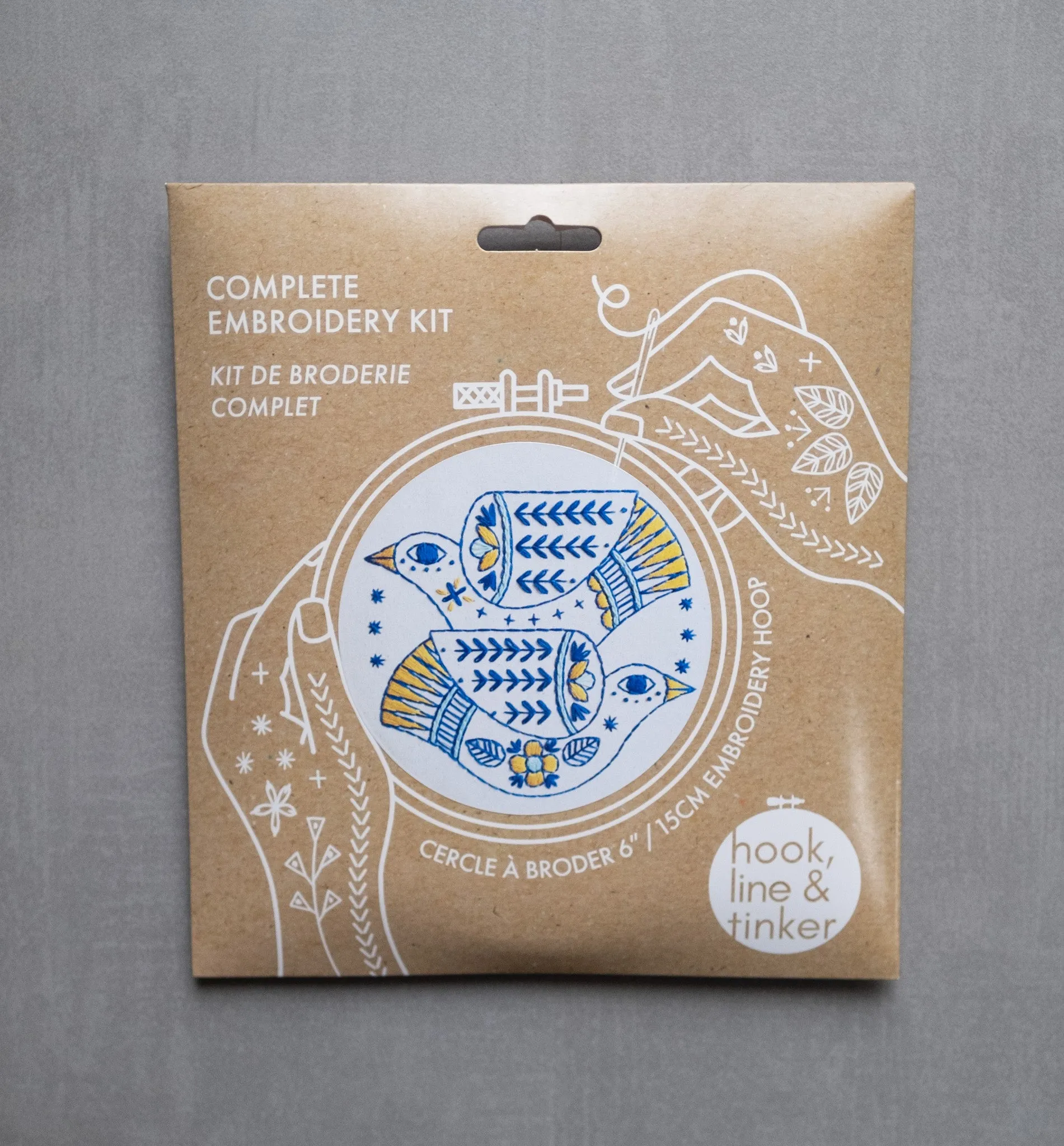 Embroidery Kits - Hook, Line, and Tinker