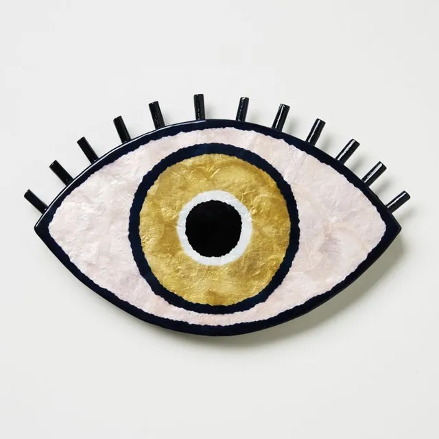 Evil Eye Tile Wall Art (Multiple Colors)