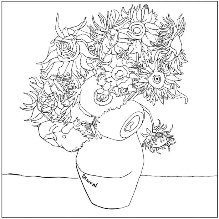 Fridolin Colouring Art Kit - Van Gogh