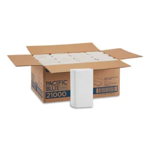 GEORGIA PACIFIC GPC21000 Blue Select Multi-Fold 2 Ply Paper Towel, 9.2 x 9.4, White, Carton of 16 Packs