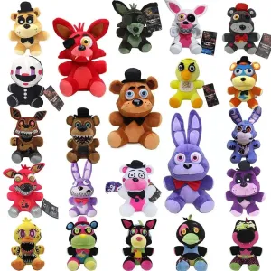 Get ready to cuddle with Bonnie Bear and Foxy as you immerse yourself in the eerie yet endearing world of Five Nights at Freddy’s! 🐻
