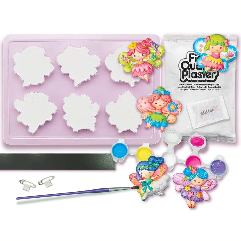 Glitter Fairy Mould and Paint Kids Craft Set