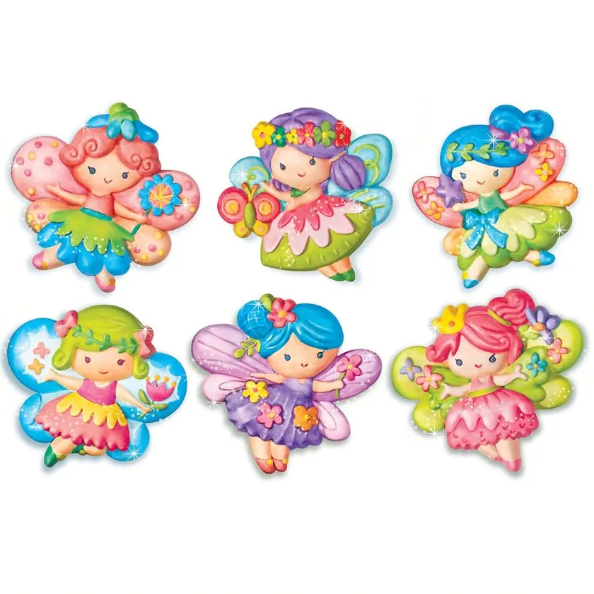 Glitter Fairy Mould and Paint Kids Craft Set