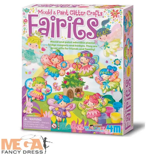 Glitter Fairy Mould and Paint Kids Craft Set