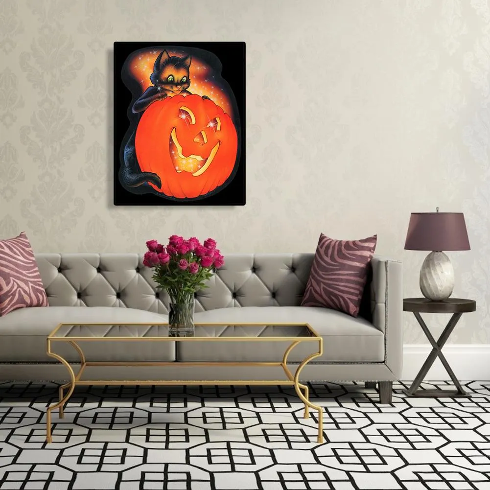 Halloween  - Full Round Diamond - 30x40CM