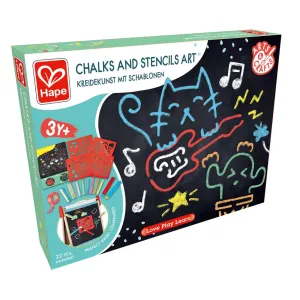 Hape Chalk & Stencil Art Kit