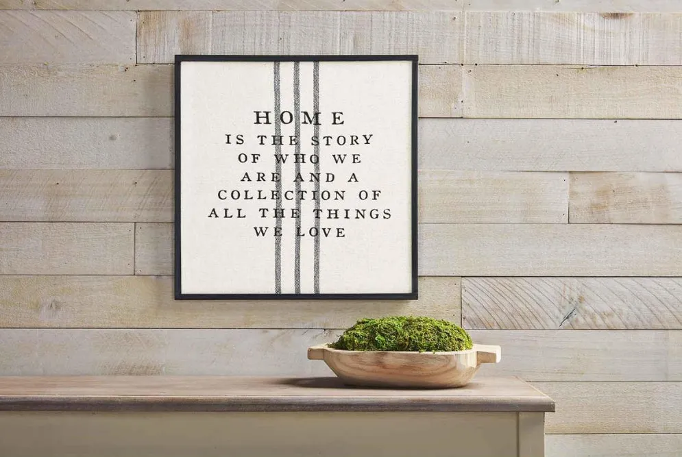 Home Grainsack Wall Plaque
