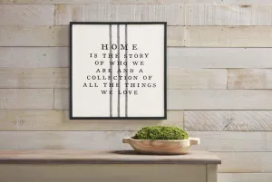Home Grainsack Wall Plaque