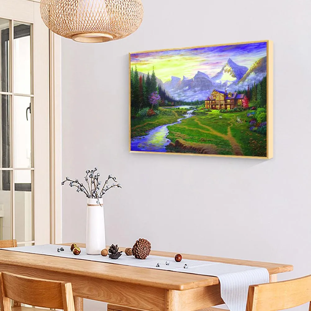 Hut  - Full Round Diamond - 40x30CM