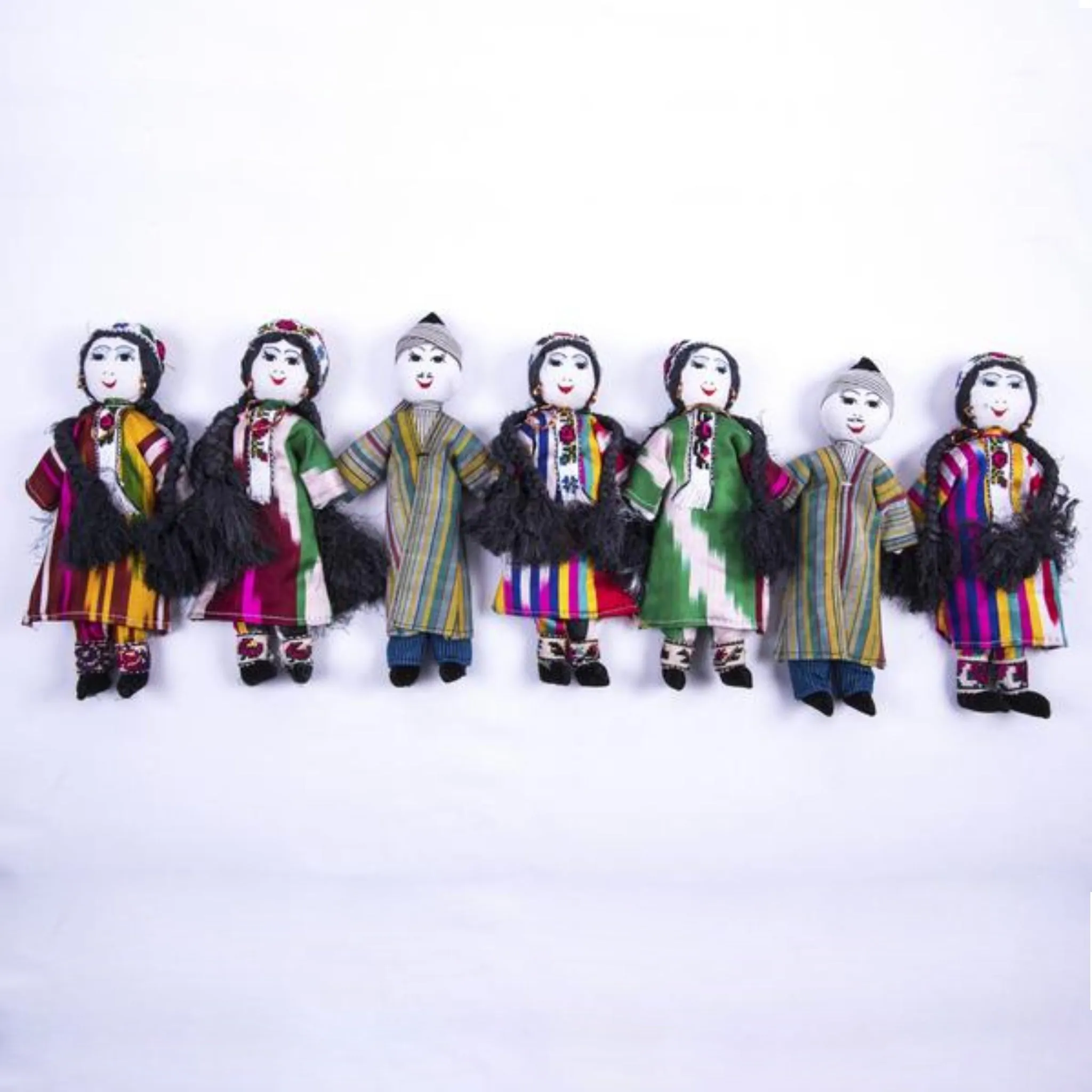 International Dolls in Traditional Tajik Dress - Fair Trade