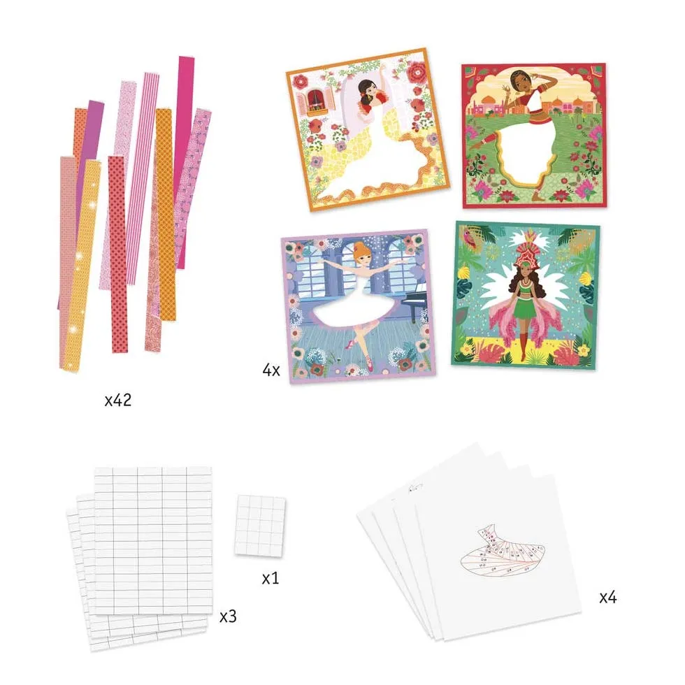 Iris Paper Folding Dancers