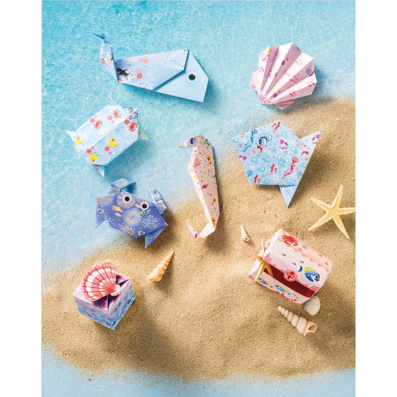 Janod Magic Ocean - 2 Schachteln und 18 Origami-Formen