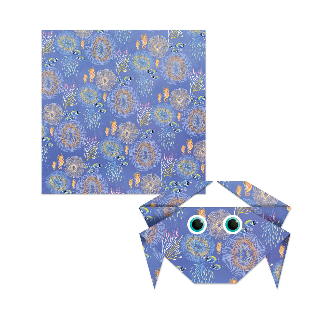 Janod Magic Ocean - 2 Schachteln und 18 Origami-Formen