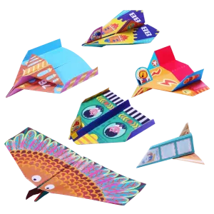 Kids Origami Set - Paper Planes Craft Set