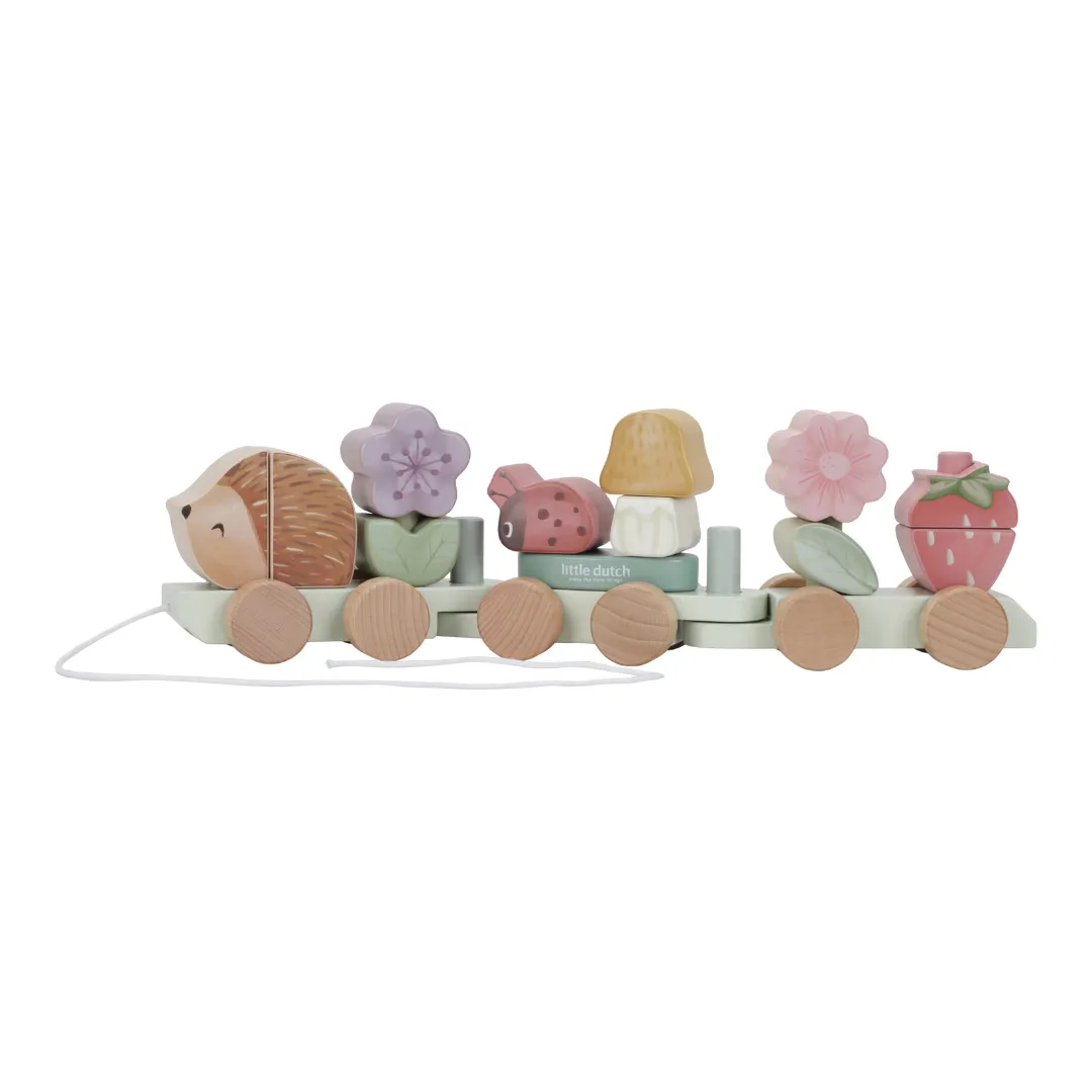 Little Dutch Hedgehog Stacking Train – Fairy Garden