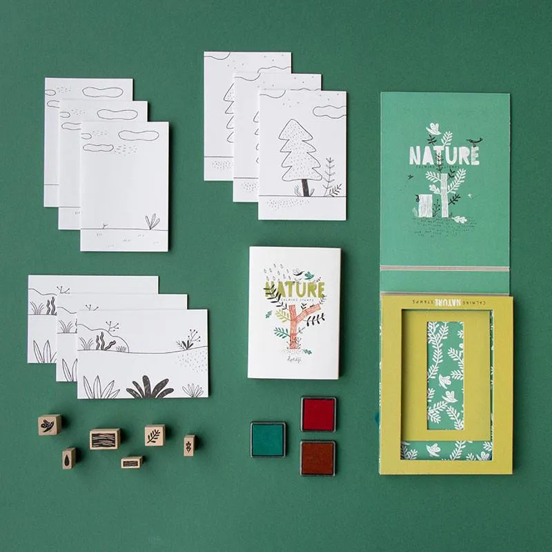 Londji Calming Nature Rubber Stamp Kit