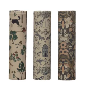 Matches in Printed Holder, Three Styles