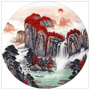 Mountain  - Full Round Diamond - 40x40CM