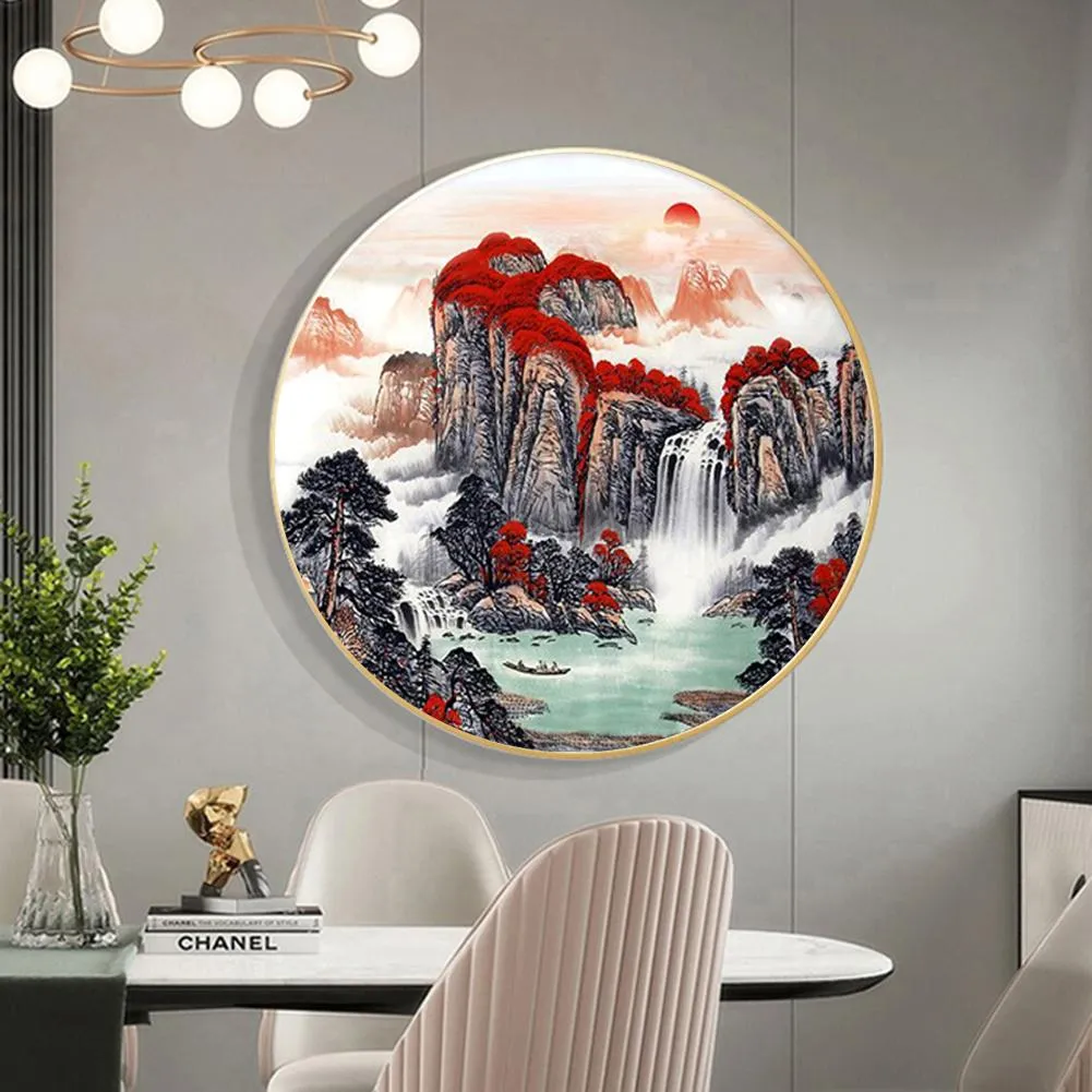 Mountain  - Full Round Diamond - 40x40CM