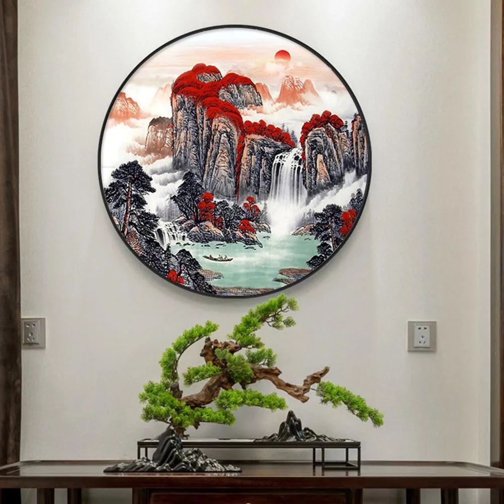 Mountain  - Full Round Diamond - 40x40CM