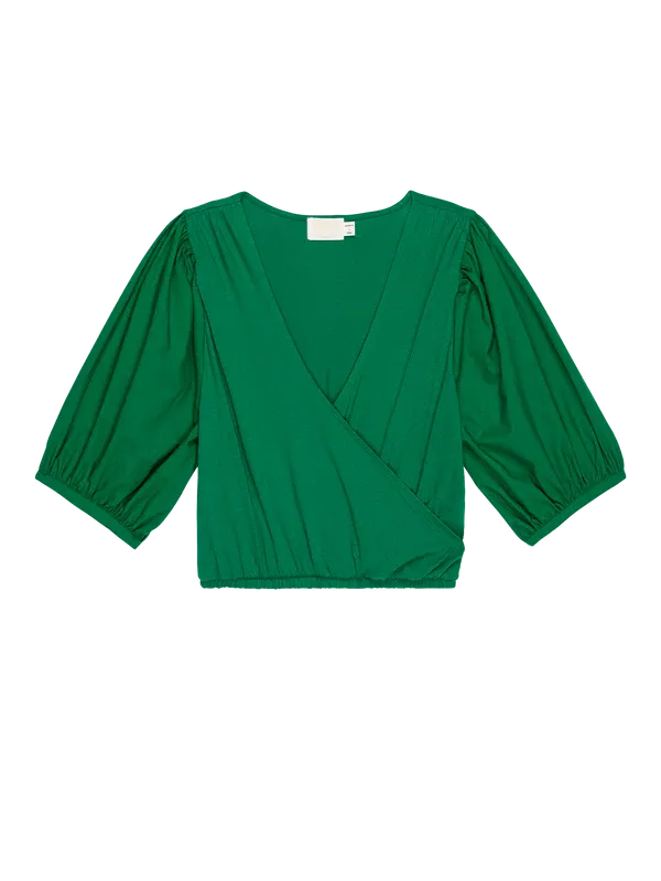 Nation LTD Charlene Bubble Hem Top