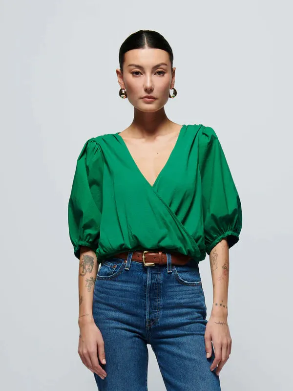 Nation LTD Charlene Bubble Hem Top