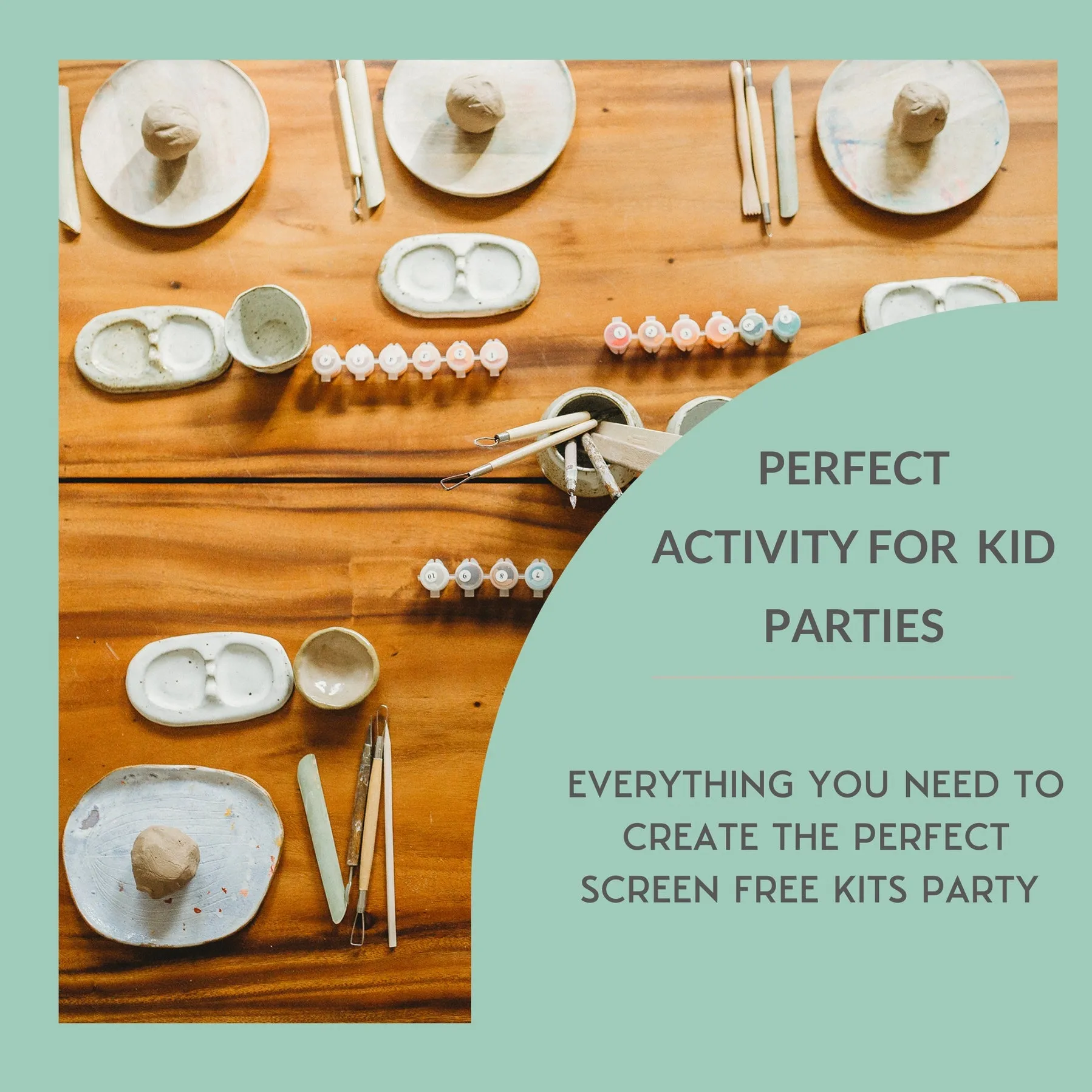 NEW! Kids Deluxe Clay Date Activity Kit (Clay Kit For Two) by Breathe People