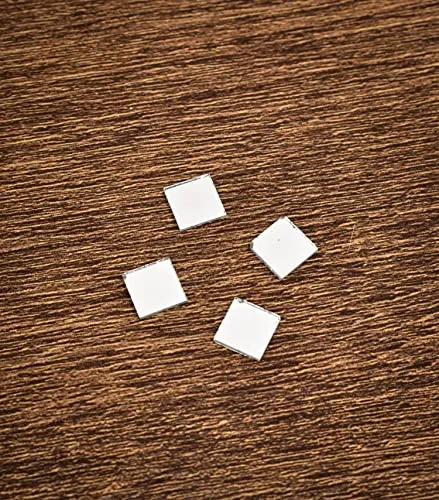 On The Soil Mirror Pieces for Embroidery,Lippan Art,Craft Works (Square Shape Big) 235 Plus Pieces