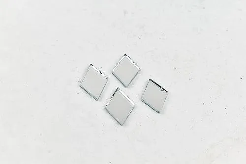 On The Soil Mirror Pieces for Embroidery,Lippan Art,Craft Works(Medium Diamond Shape (MP40)) 30 Plus Pieces