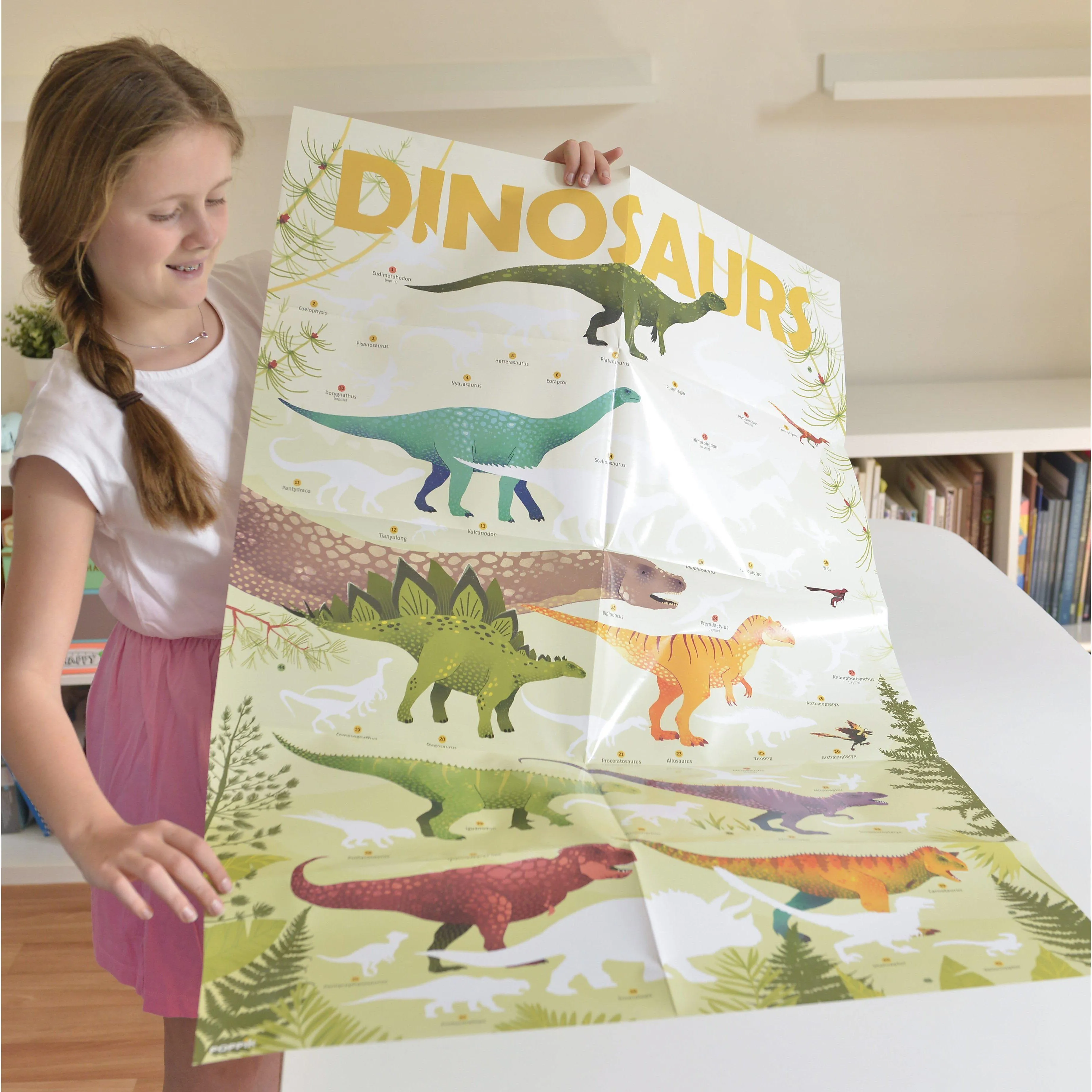 Poppik - Sticker Poster - Dinosaurs