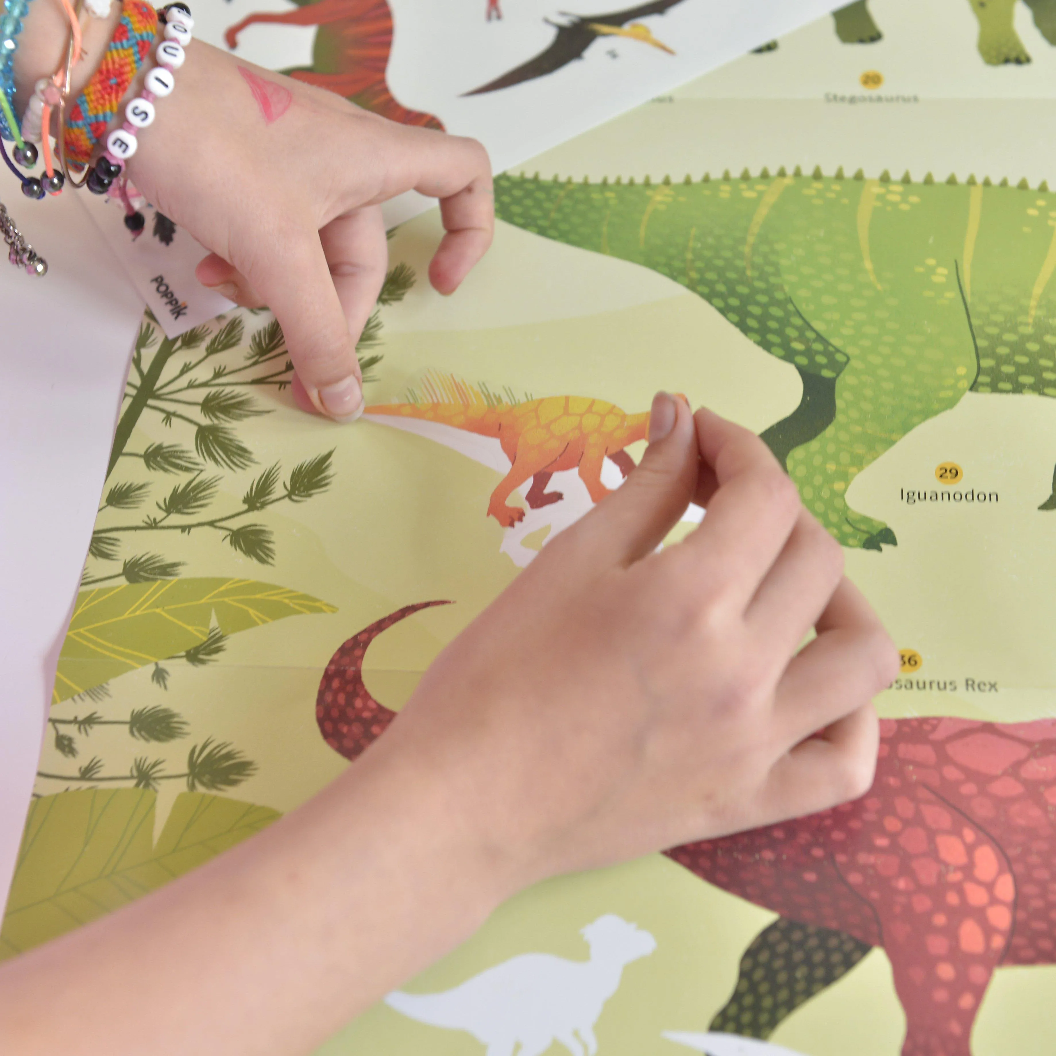 Poppik - Sticker Poster - Dinosaurs