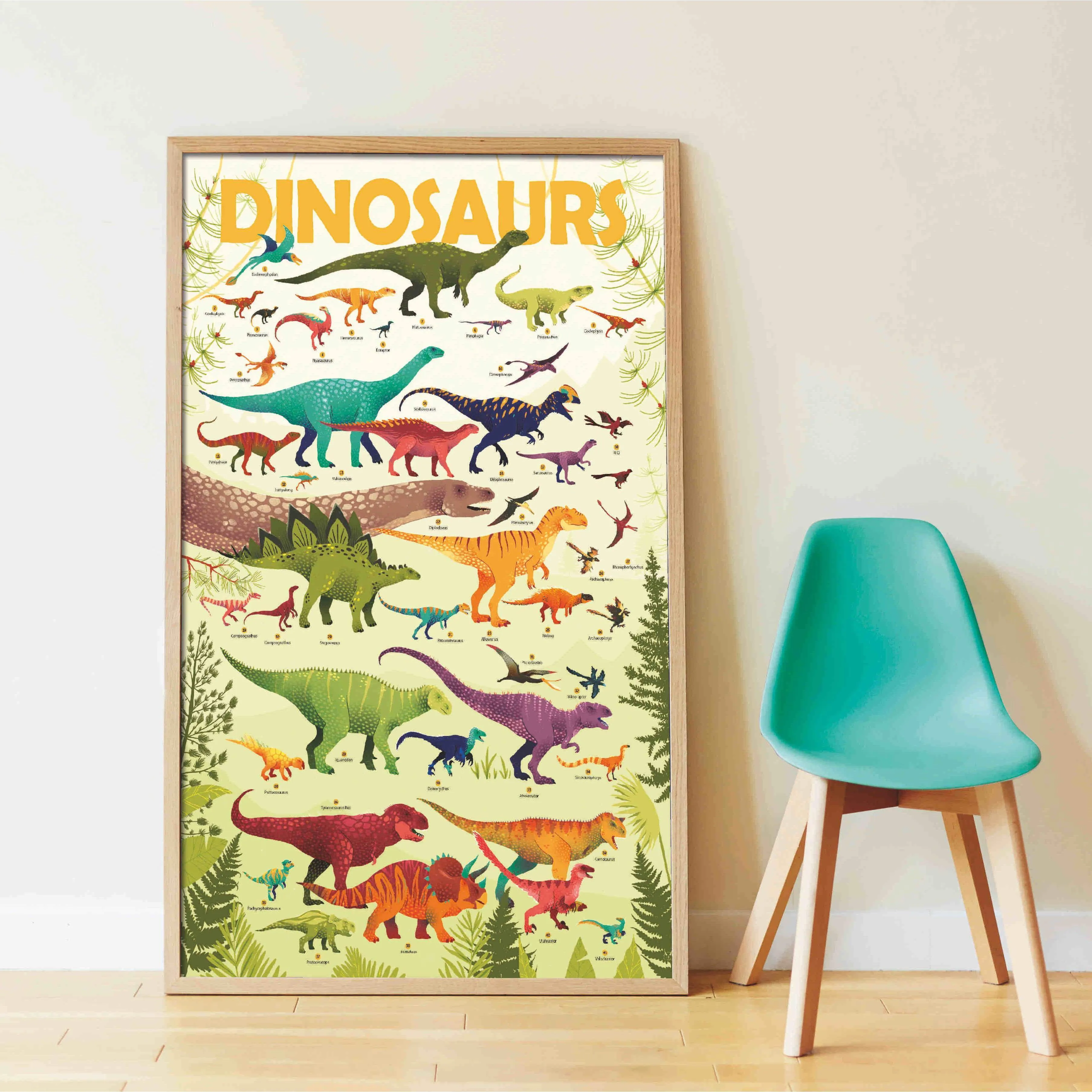 Poppik - Sticker Poster - Dinosaurs