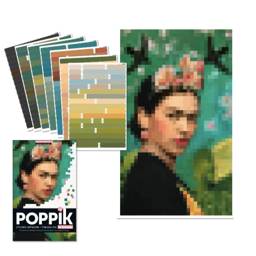 Poppik Sticker Poster - Frida Kahlo