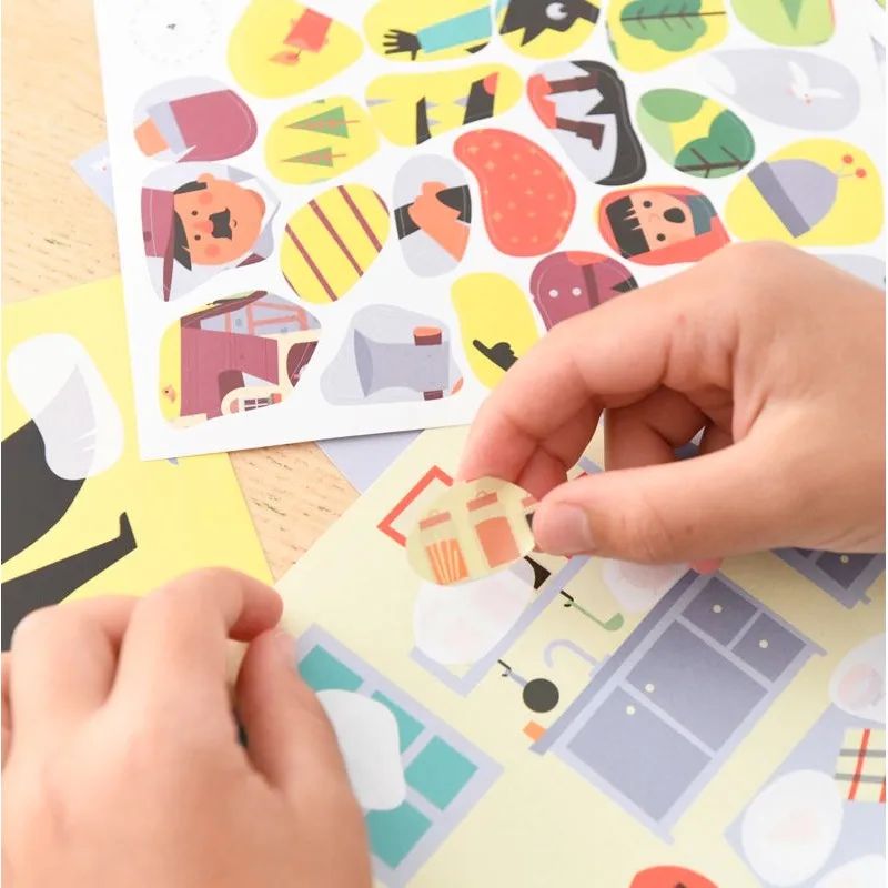 Poppik - Sticker Stories cards - Hansel & Gretel