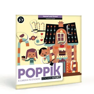 Poppik - Sticker Stories cards - Hansel & Gretel