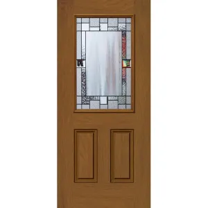 Portland Glass and Frame Kit (Half Lite 24" x 38" Frame Size)