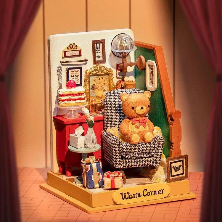 Robotime Rolife DIY Mini Model Kit - Holiday Living Room