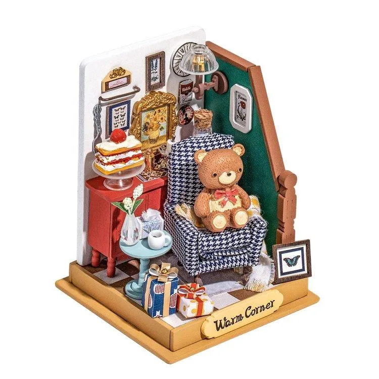 Robotime Rolife DIY Mini Model Kit - Holiday Living Room