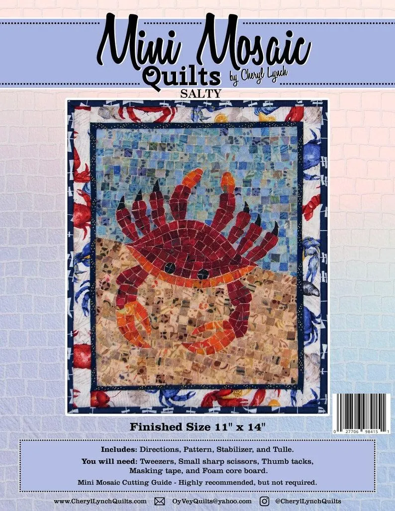Salty Crab Kit- Mini Mosaics