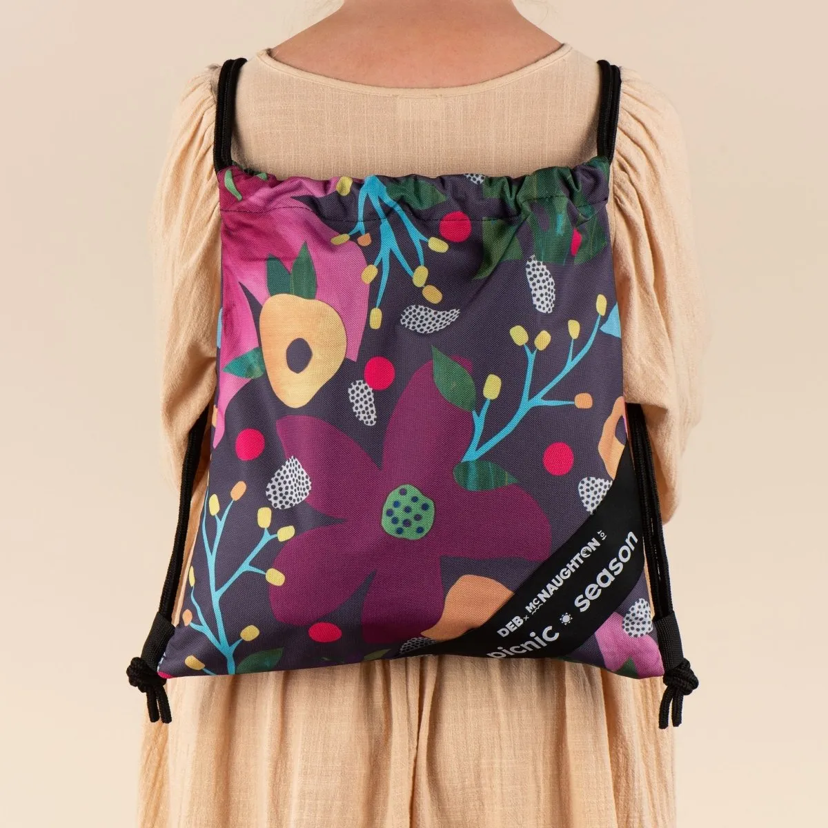 Sample Sale 14/#289 Flower Power Everyday Picnic Rug and Backpack Set