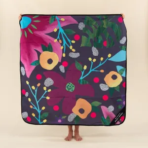 Sample Sale 14/#289 Flower Power Everyday Picnic Rug and Backpack Set