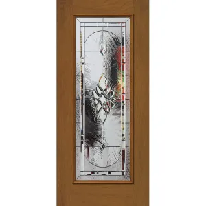 Saxon Glass and Frame Kit (Full Lite 24" x 66" Frame Size)