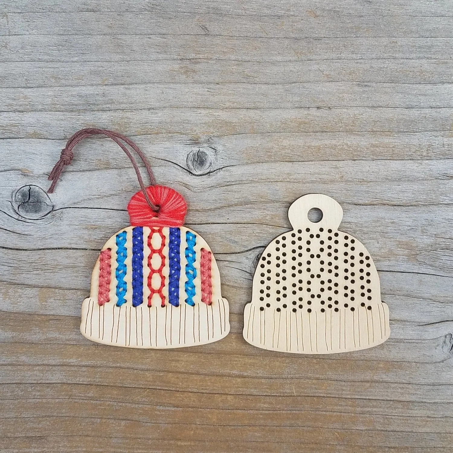 Stitchable Hat Ornament Kits - Katrinkles