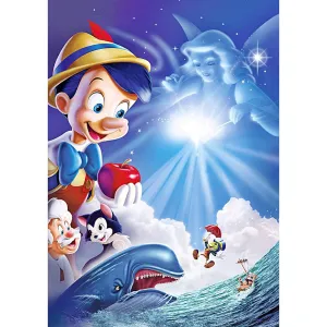 Surfing Puppet Boy - Full Round Diamond - 30x40CM