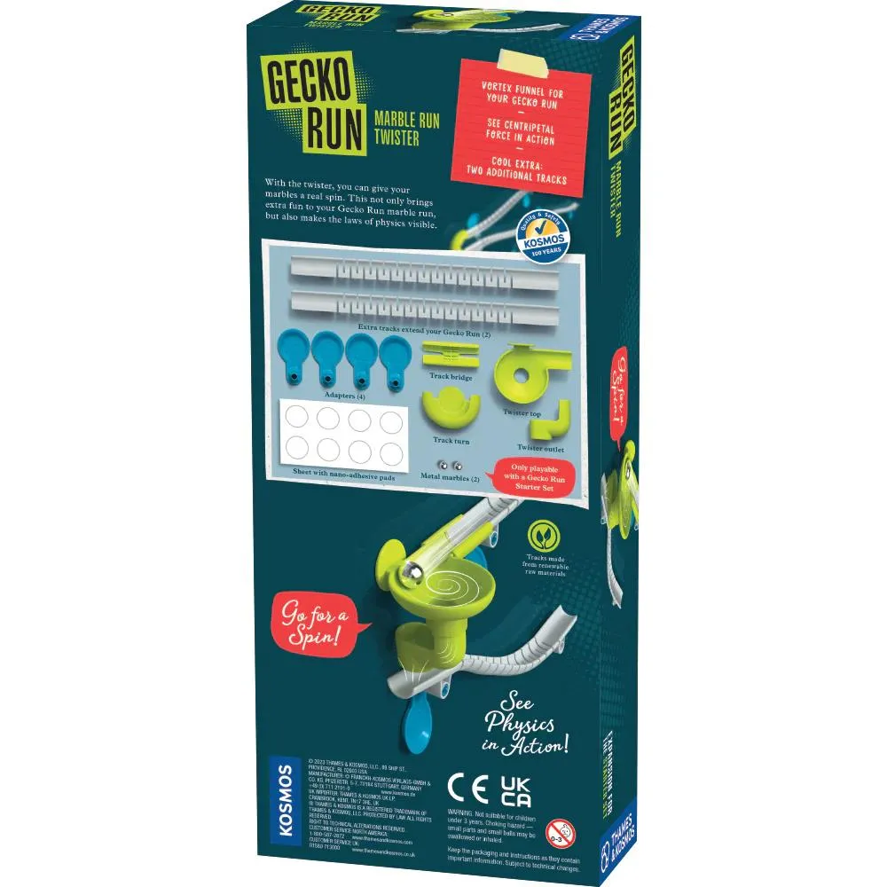 Thames & Kosmos Gecko Run: Marble Run Twister Expansion Pack