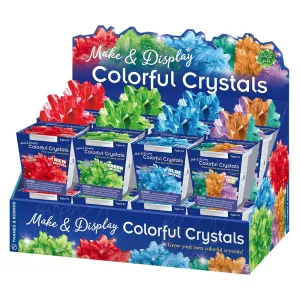 Thames & Kosmos Make & Display: Colorful Crystals, Assorted