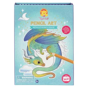 Tiger Tribe Pencil Art Kit - Metallic Blend & Shade